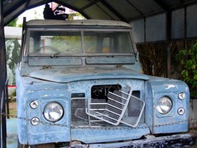 Marley's 1977 Land Rover Rasta-ration well on its way